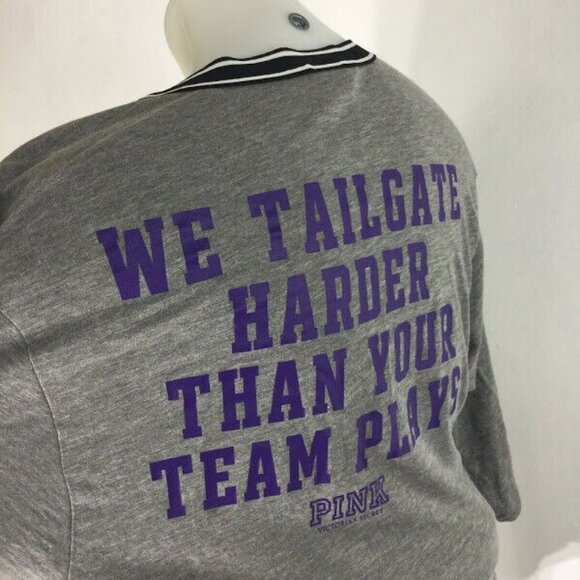 Pink Victoria's Secret Kansas State KSU Logo Tee K-State - Picture 6 of 9